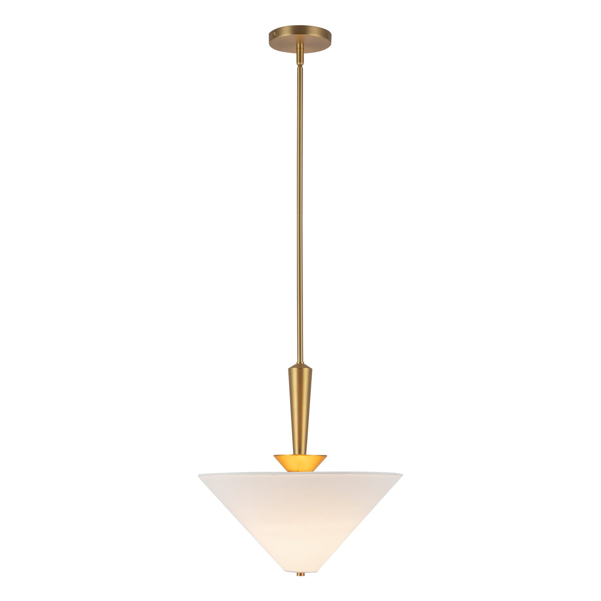 Alora Mood Bridgette brushed gold pendant PD497016BGWL