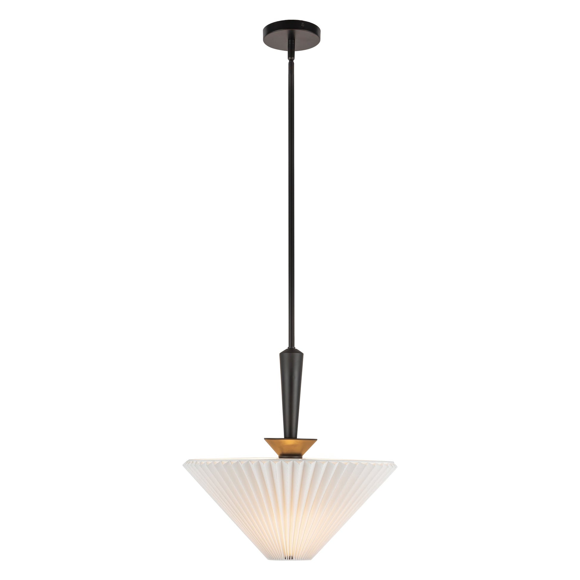 Alora Mood Bridgette matte black pendant PD497016MBFW