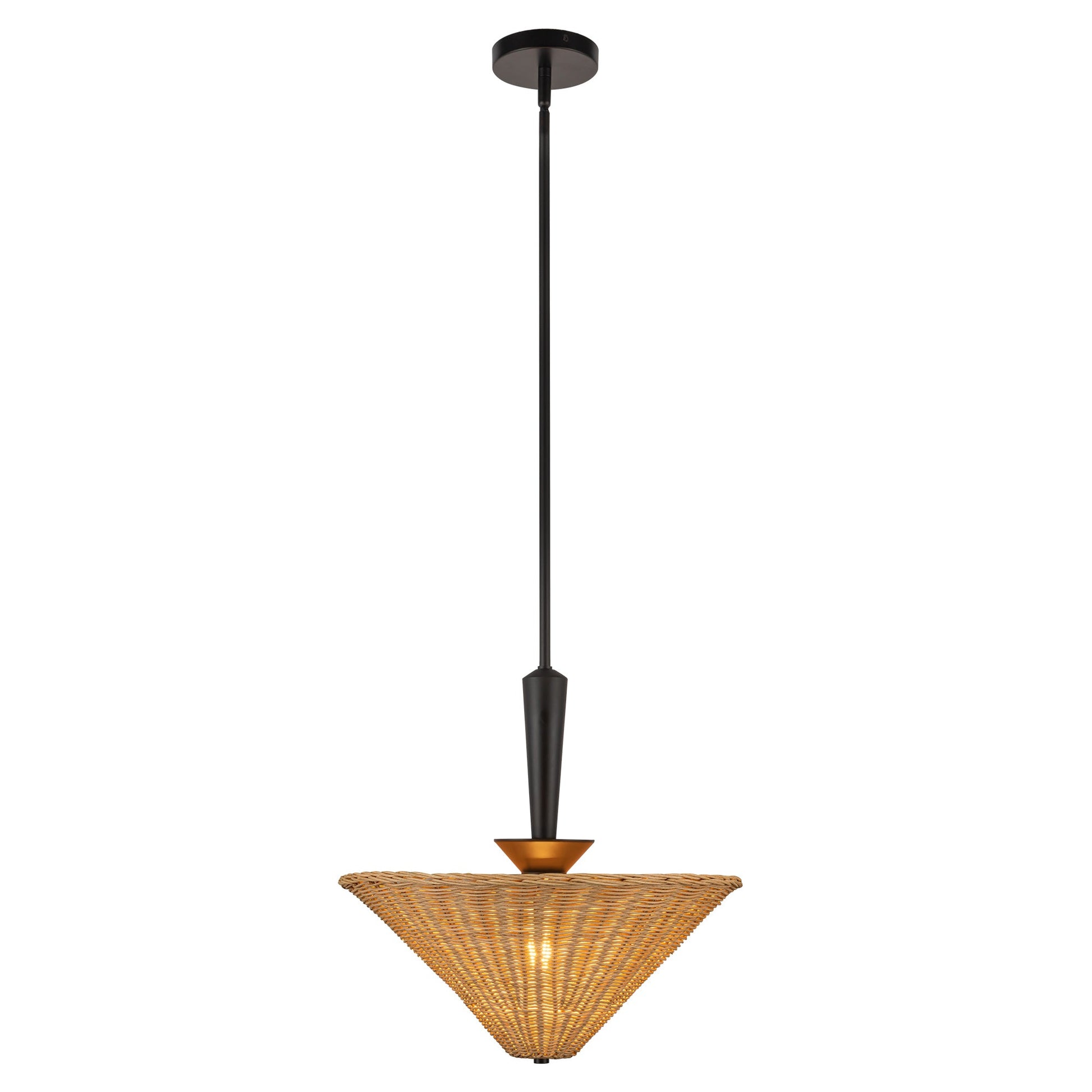 Alora Mood Bridgette matte black pendant PD497016MBRA