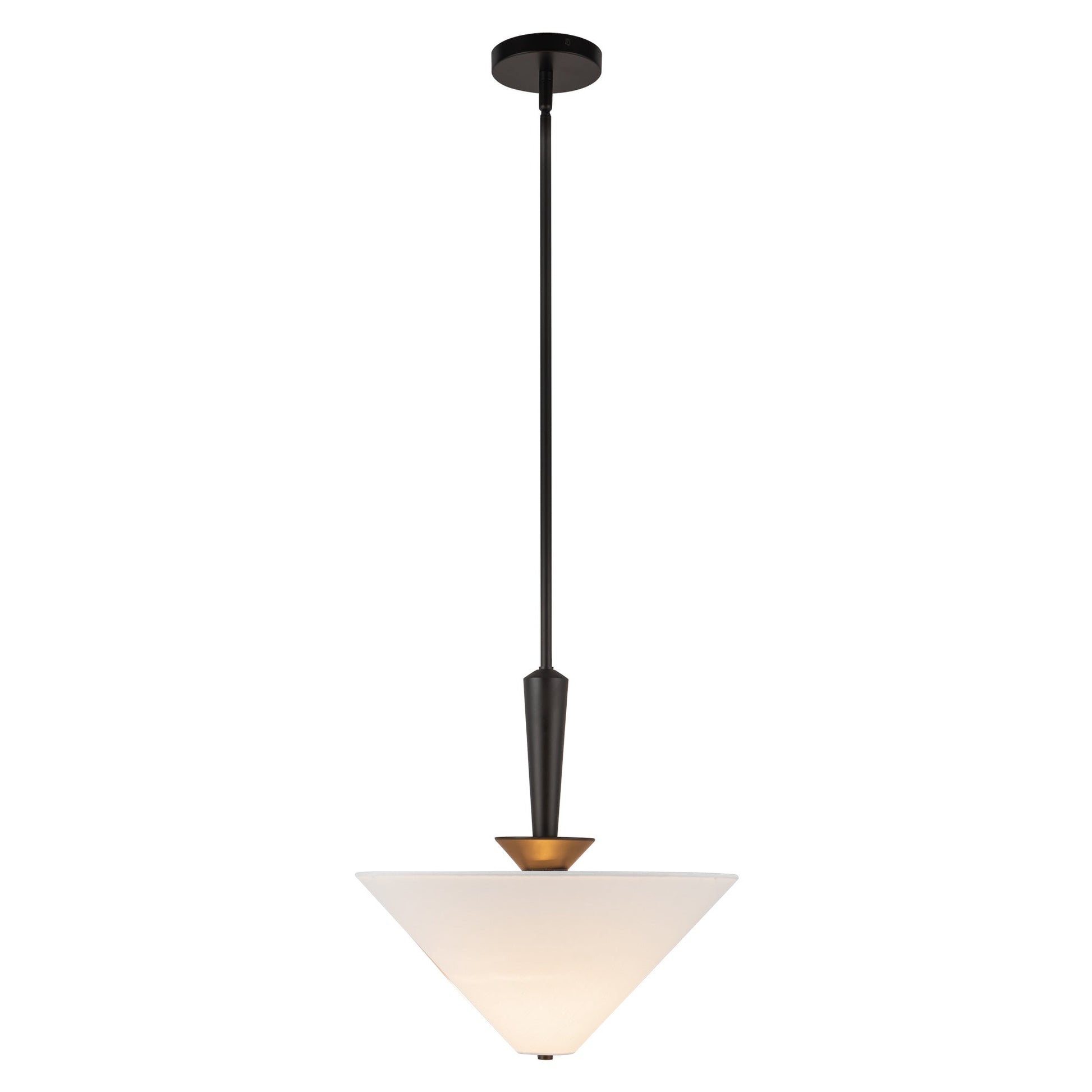 Alora Mood Bridgette matte black pendant PD497016MBWL