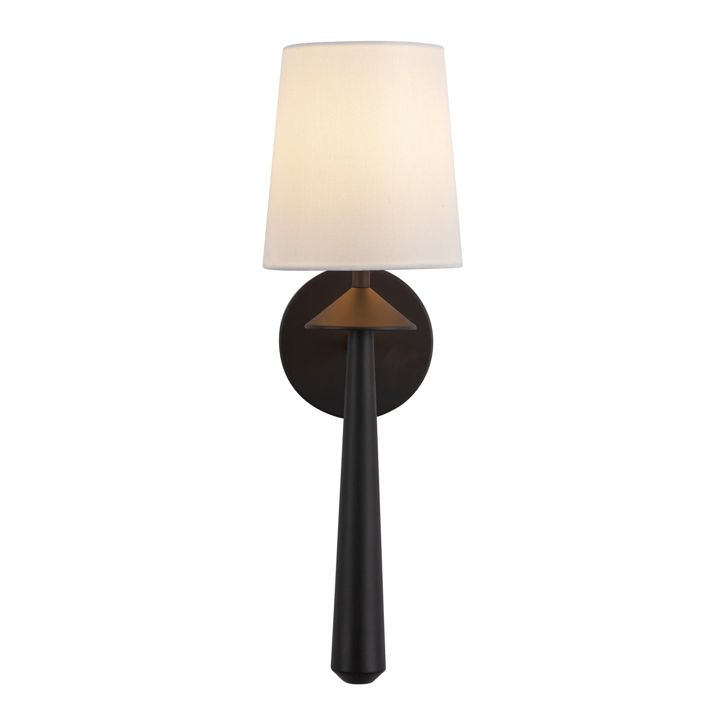 Alora Mood Bridgette matte black vanity light WV497106MBWL