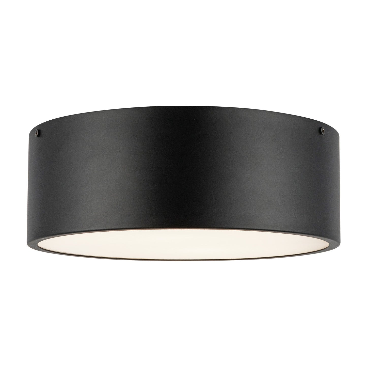 Alora Mood Brisbane matte black flush mount FM556012MB