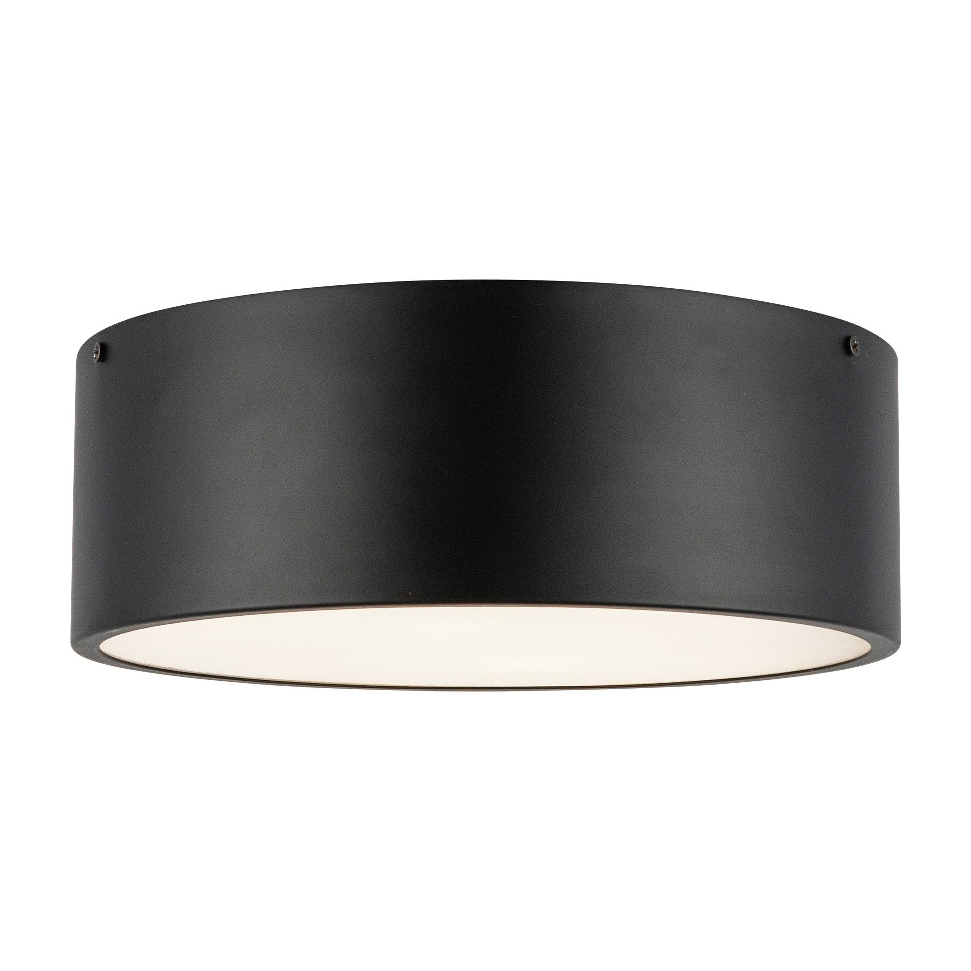 Alora Mood Brisbane matte black flush mount FM556012MB