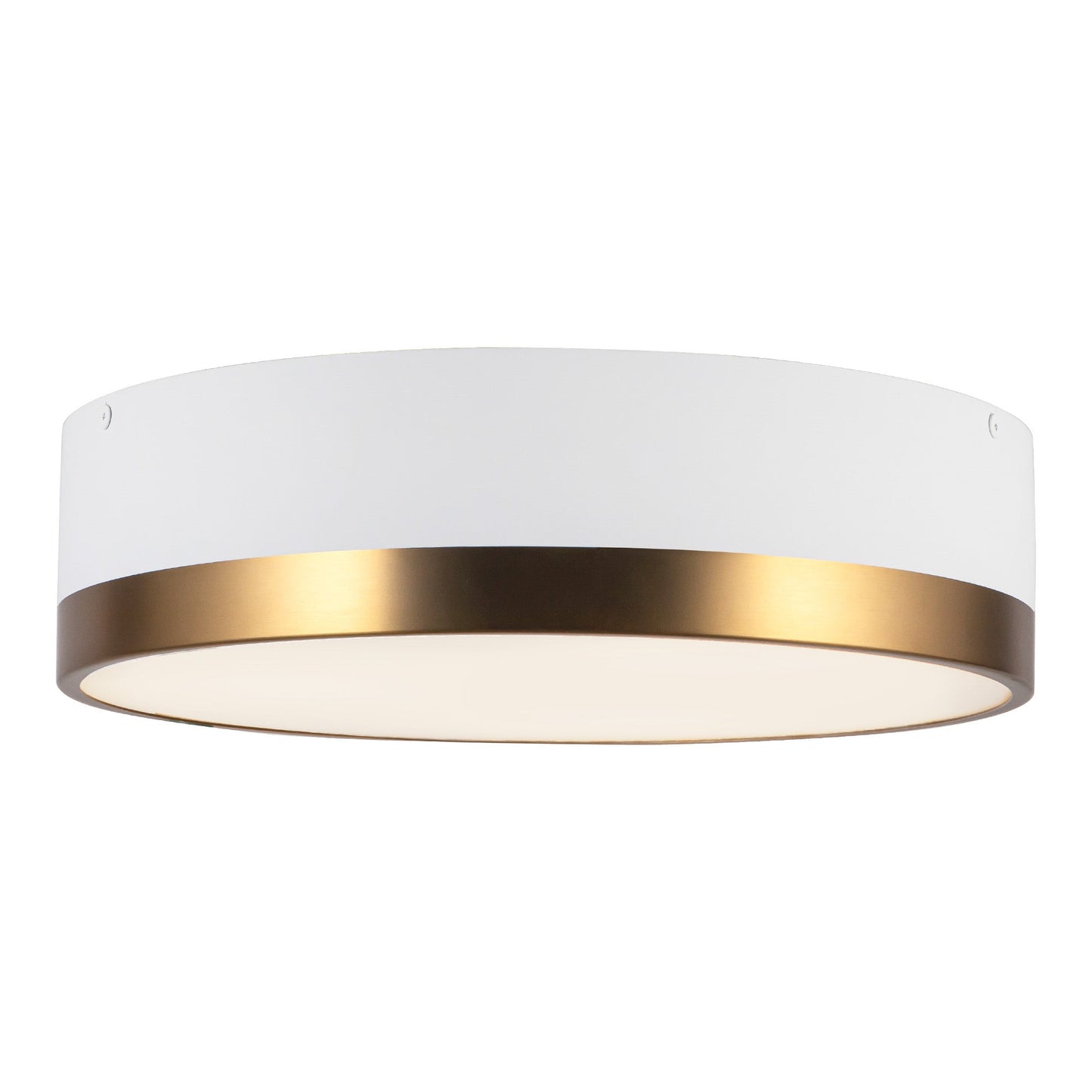 Alora Mood Brisbane aged gold flush mount FM556216AGWH