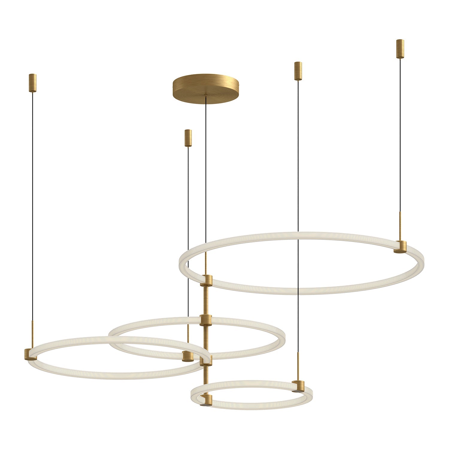 Kuzco Bruni brushed gold chandelier CH24755-BG