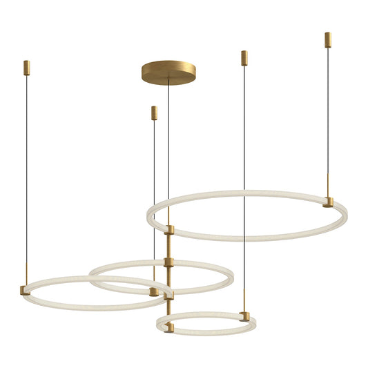 Kuzco Bruni brushed gold chandelier CH24755-BG