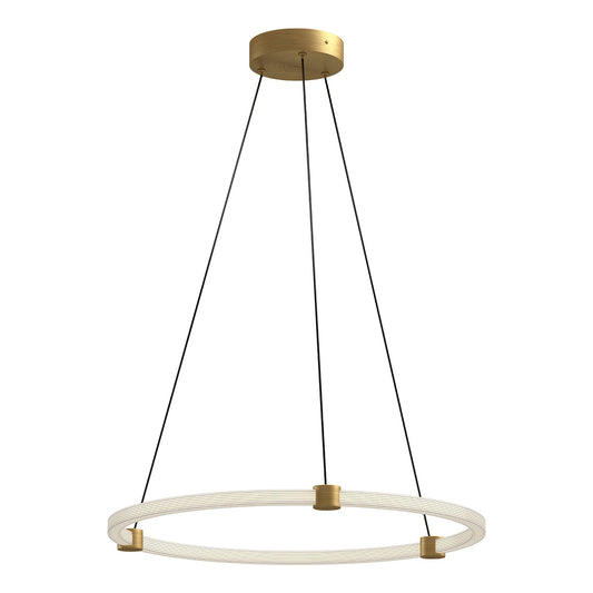 Kuzco Bruni brushed gold pendant PD24724-BG