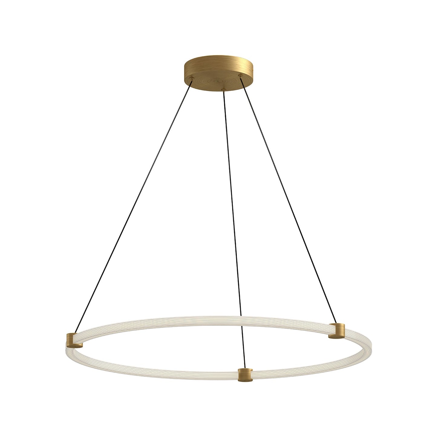 Kuzco Bruni brushed gold pendant PD24732-BG