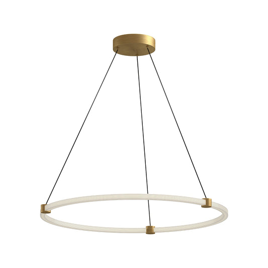 Kuzco Bruni brushed gold pendant PD24732-BG