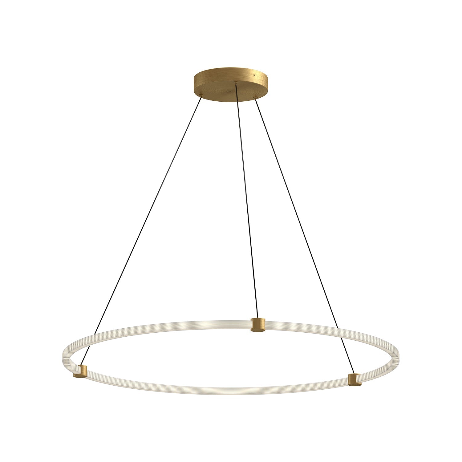 Kuzco Bruni brushed gold pendant PD24748-BG