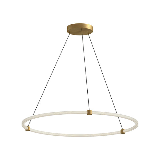 Kuzco Bruni brushed gold pendant PD24748-BG