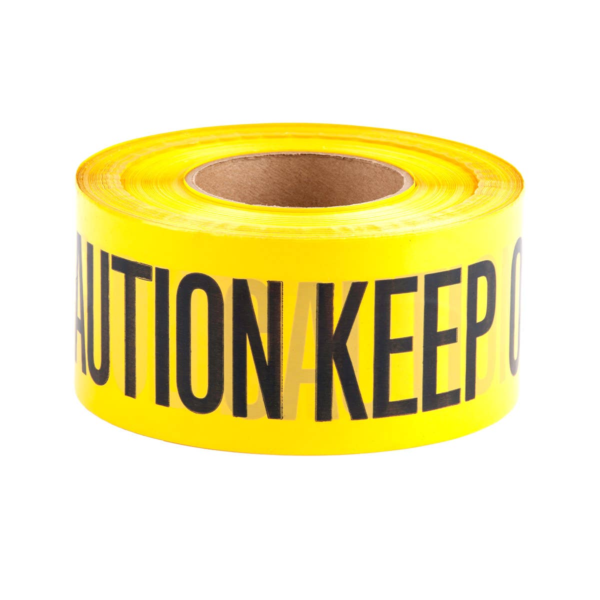 Dottie BT13X3 Dottie 3 in x 300 ft Yellow Barricade Tape Caution Keep Out BT13X3