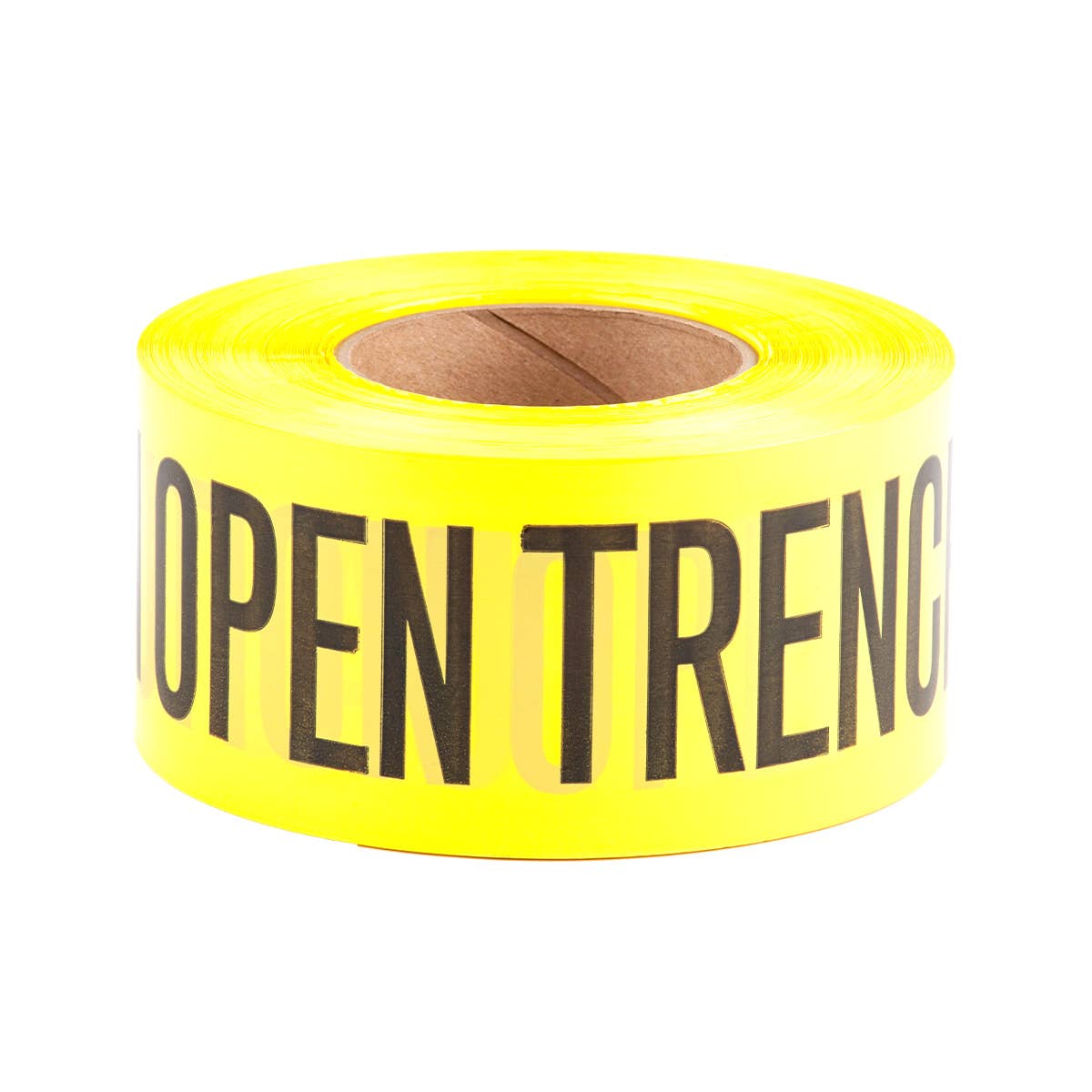 Dottie BT19 Dottie 3 in x 1000 ft Yellow Barricade Tape Caution Open Trench BT19