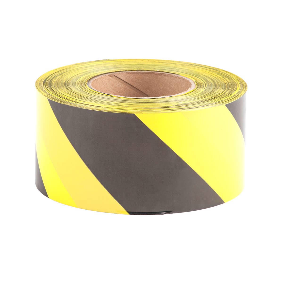 Dottie BT31 Dottie 3 in x 1000 ft Barricade Tape Alternating Stripes Black/Yellow BT31