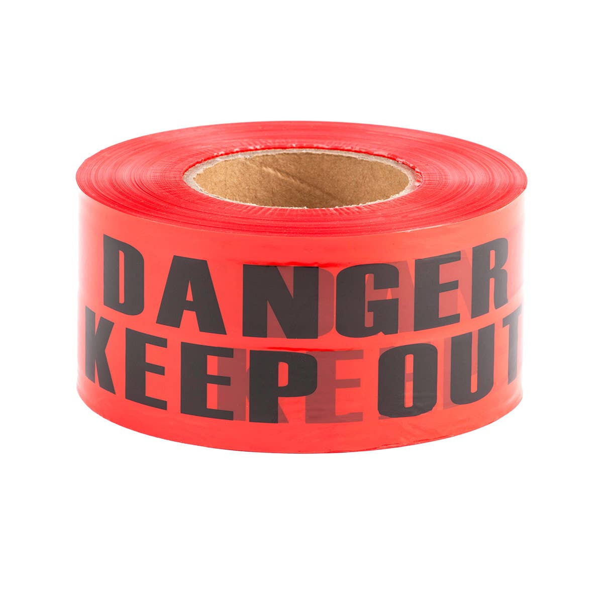 Dottie BT49 Dottie 3 in x 1000 ft Red Barricade Tape Danger Keep Out BT49