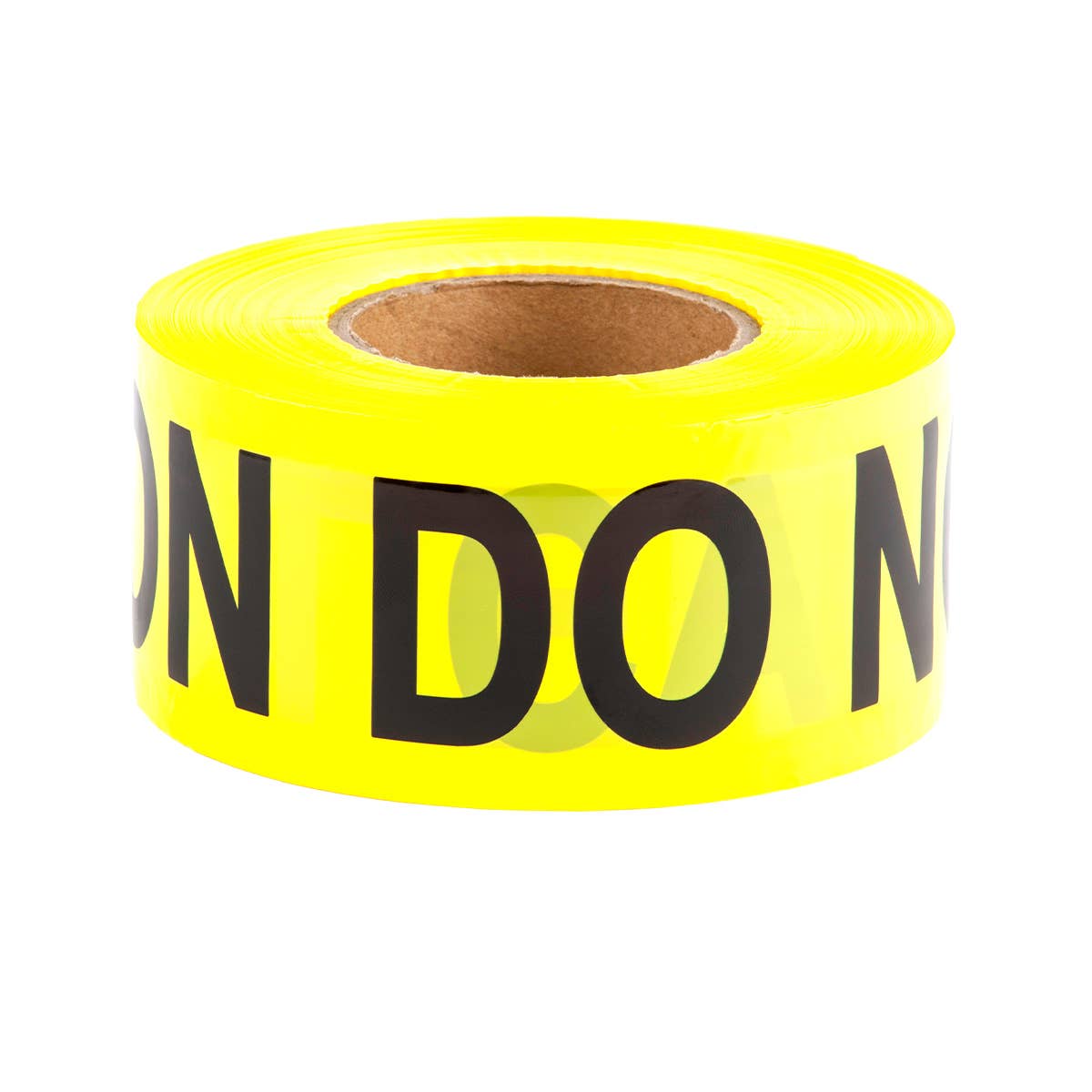 Dottie BT8X3 Dottie 3 in x 300 ft Yellow Barricade Tape Caution Do Not Enter BT8X3