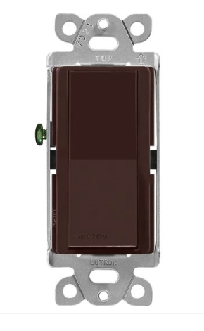 Lutron Claro switch in Brown
