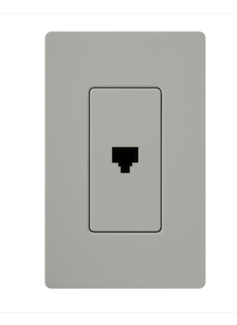 Lutron Claro wall plate in Gray