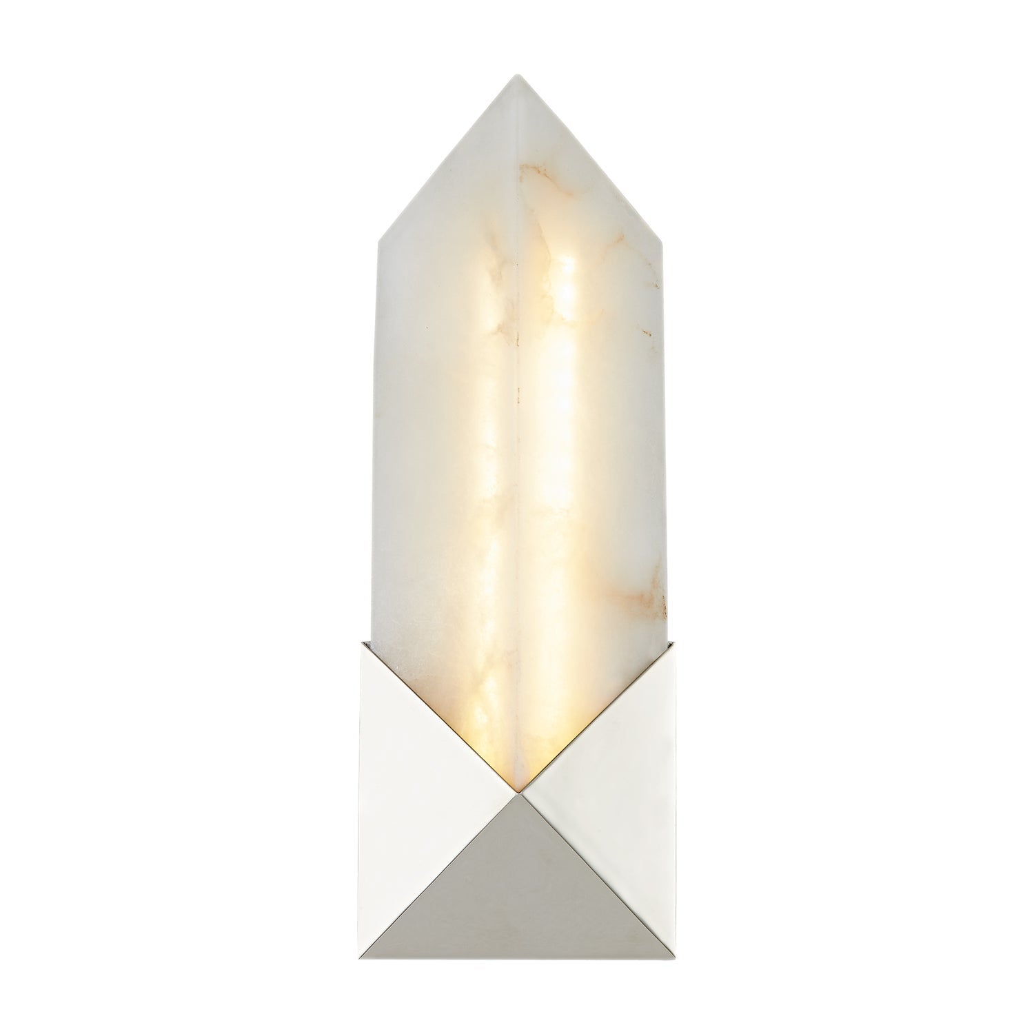 Alora Caesar polished nickel vanity light WV323112PNAR