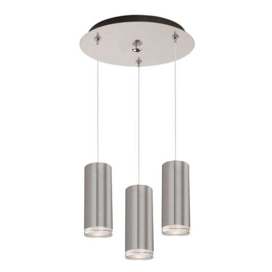 Kuzco Cameo brushed nickel multi-pendant MP401431BN-03