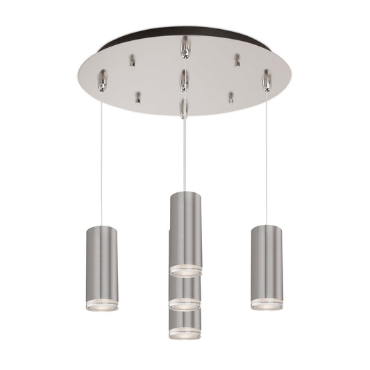 Kuzco Cameo brushed nickel multi-pendant MP401431BN-05