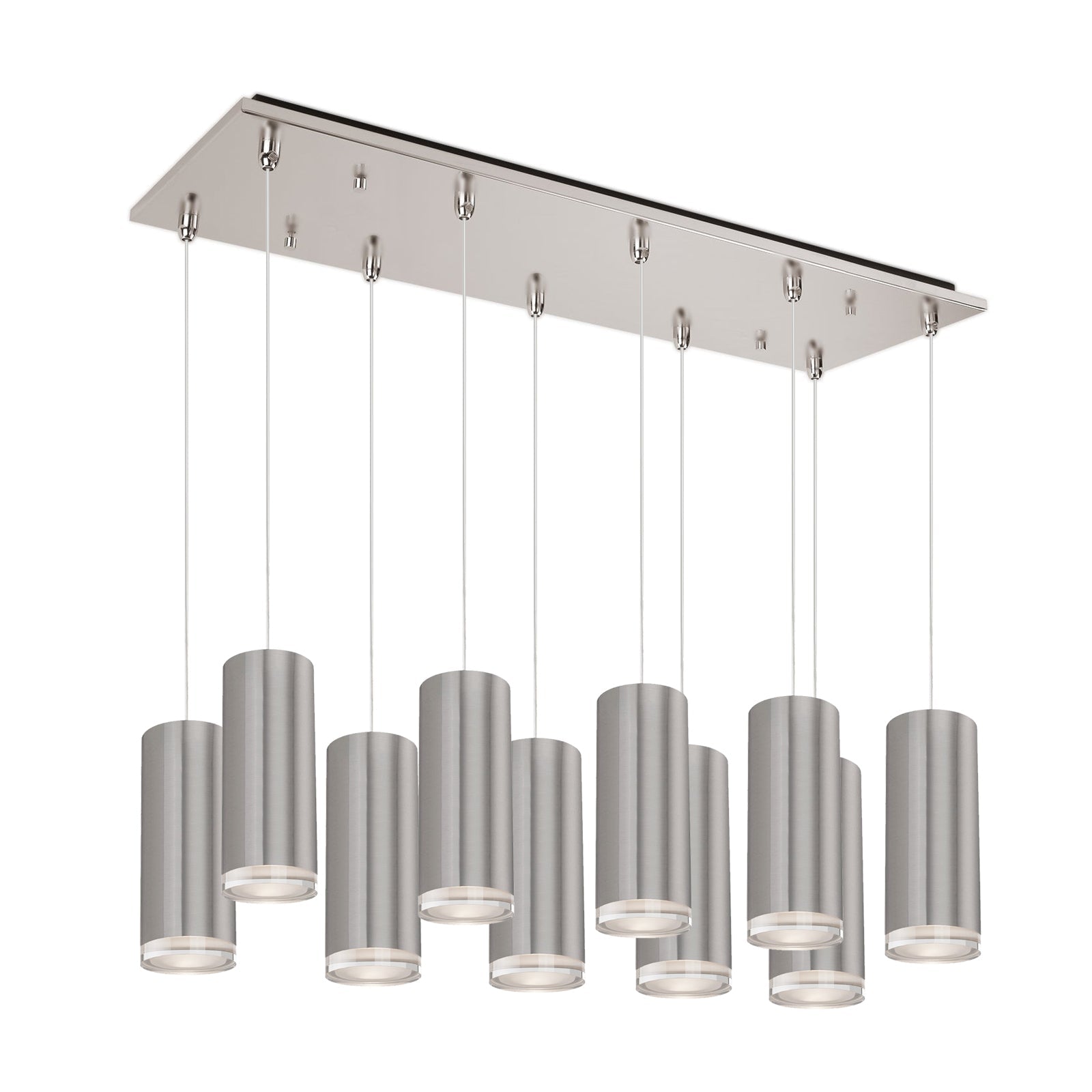 Kuzco Cameo brushed nickel multi-pendant MP401431BN-10