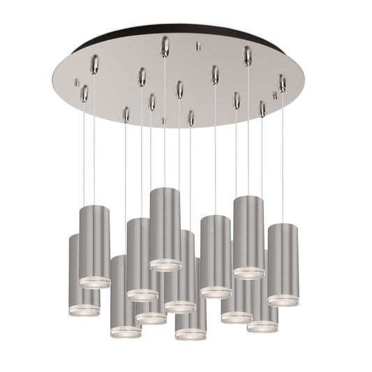 Kuzco Cameo brushed nickel multi-pendant MP401431BN-13