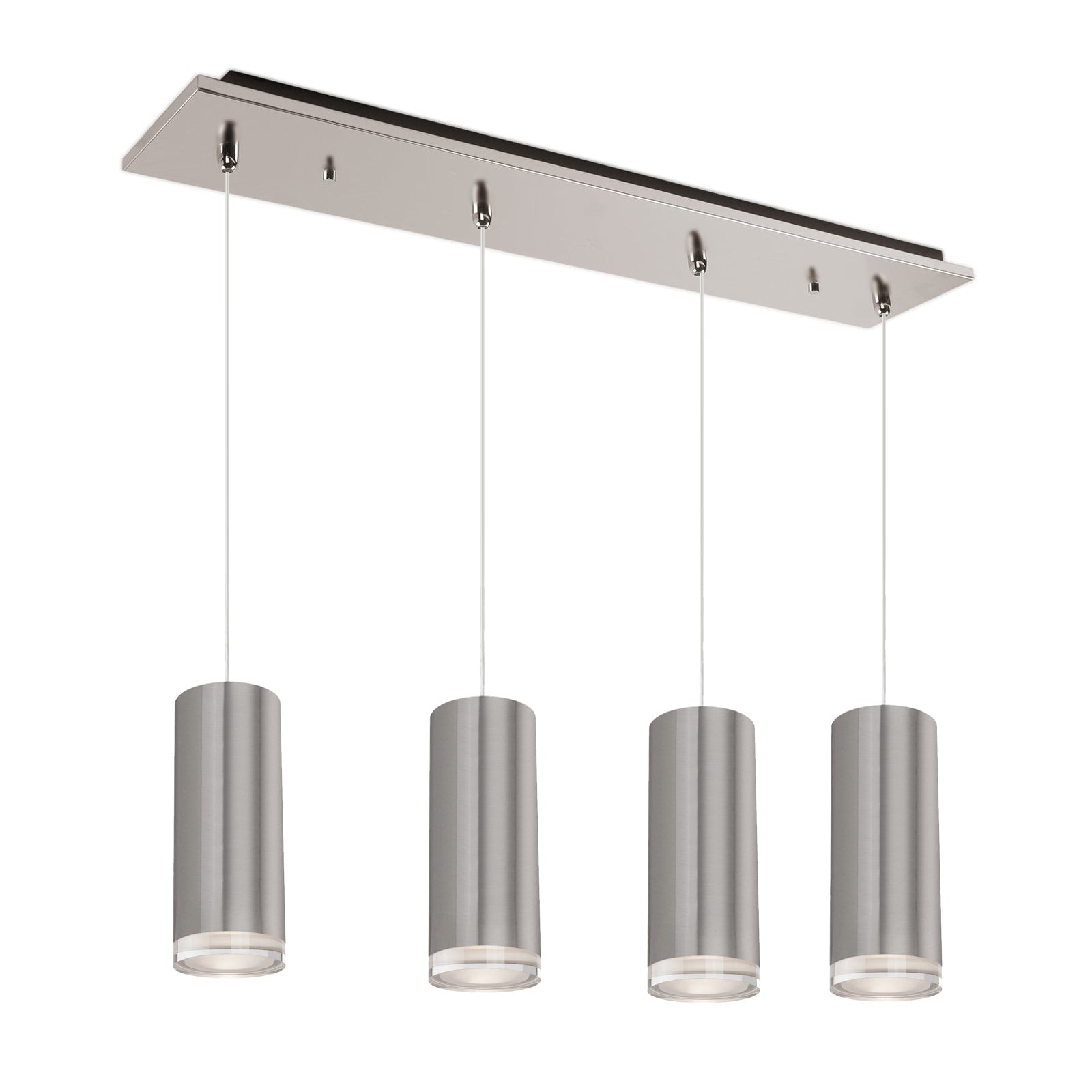 Kuzco Cameo brushed nickel multi-pendant MP401432BN-04