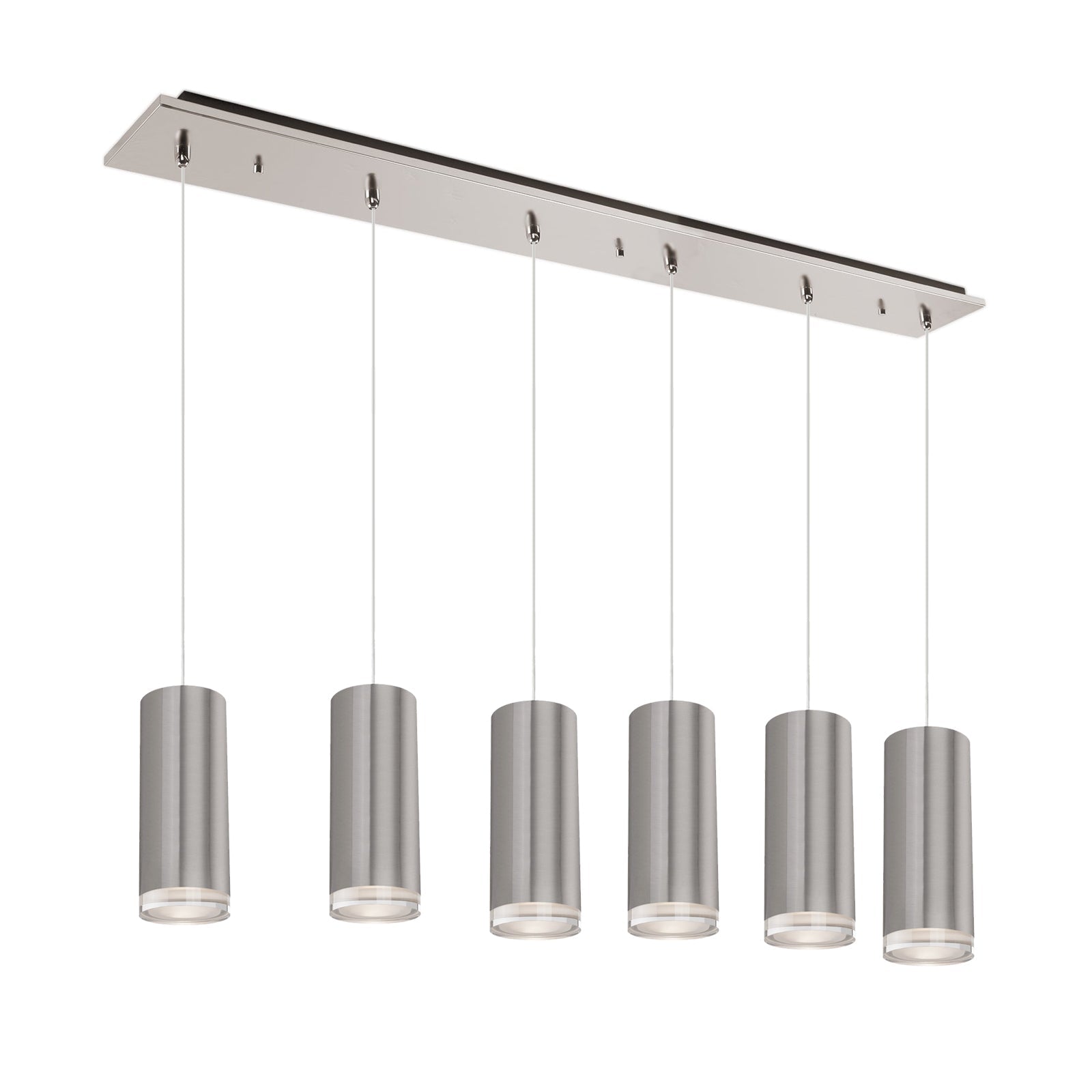 Kuzco Cameo brushed nickel multi-pendant MP401432BN-06