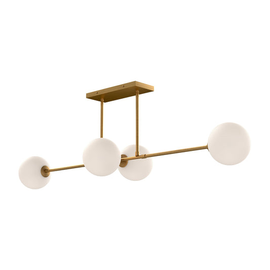 Alora Mood Cassia aged gold linear pendant LP549448AGOP