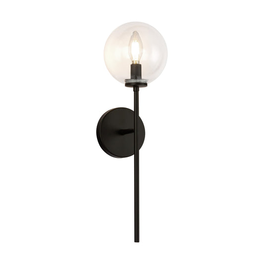 Alora Mood Cassia matte black vanity light WV549101MBCL