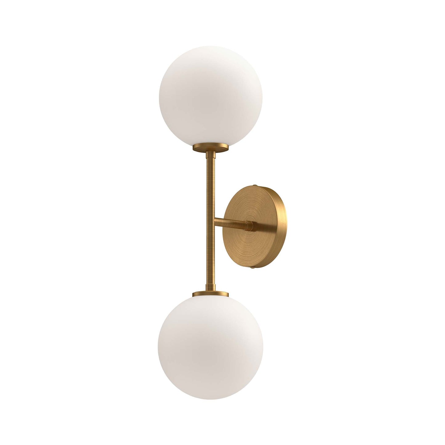 Alora Mood Cassia aged gold vanity light WV549220AGOP
