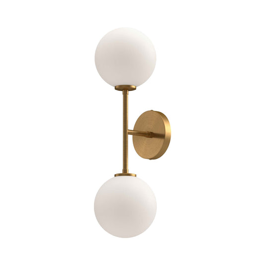Alora Mood Cassia aged gold vanity light WV549220AGOP