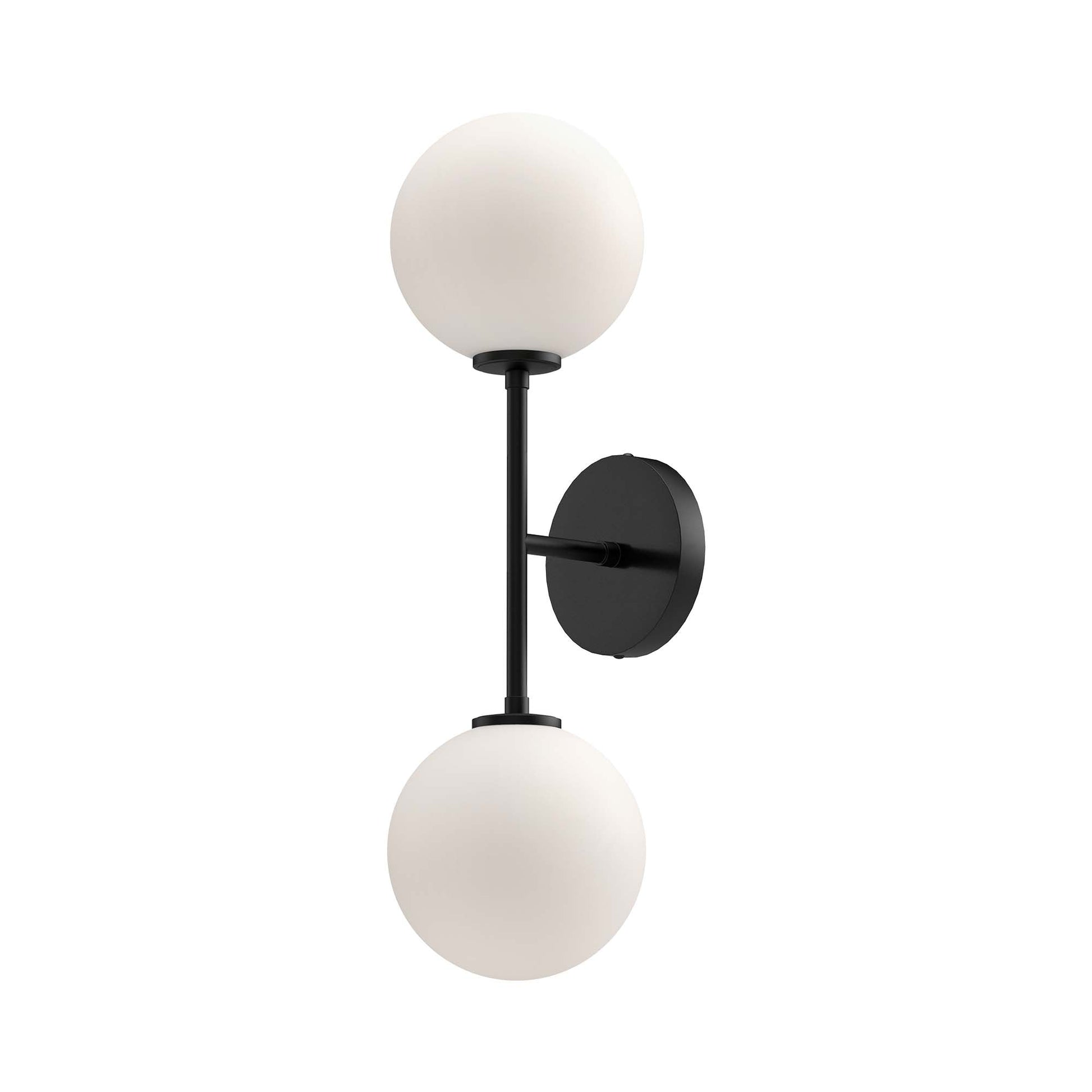 Alora Mood Cassia matte black vanity light WV549220MBOP