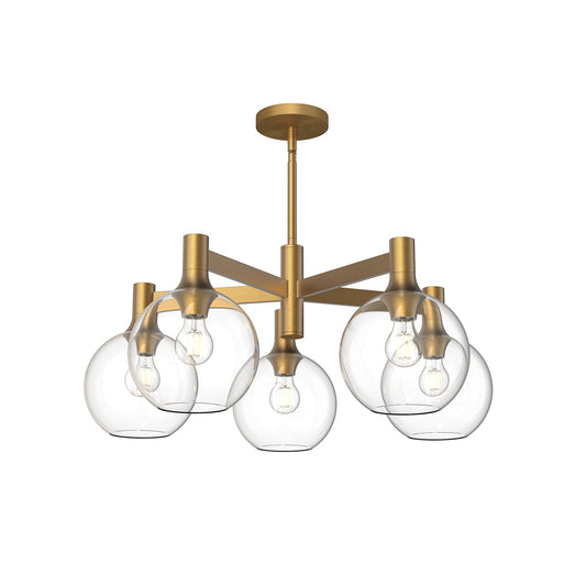 Alora Mood Castilla aged gold chandelier CH506129AGCL