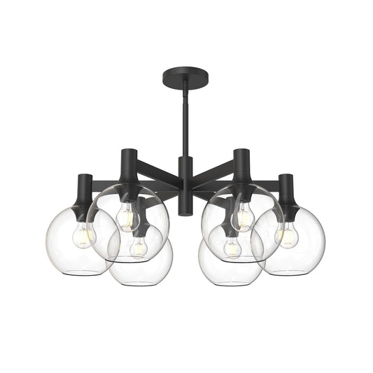 Alora Mood Castilla clear glass chandelier CH506230MBCL