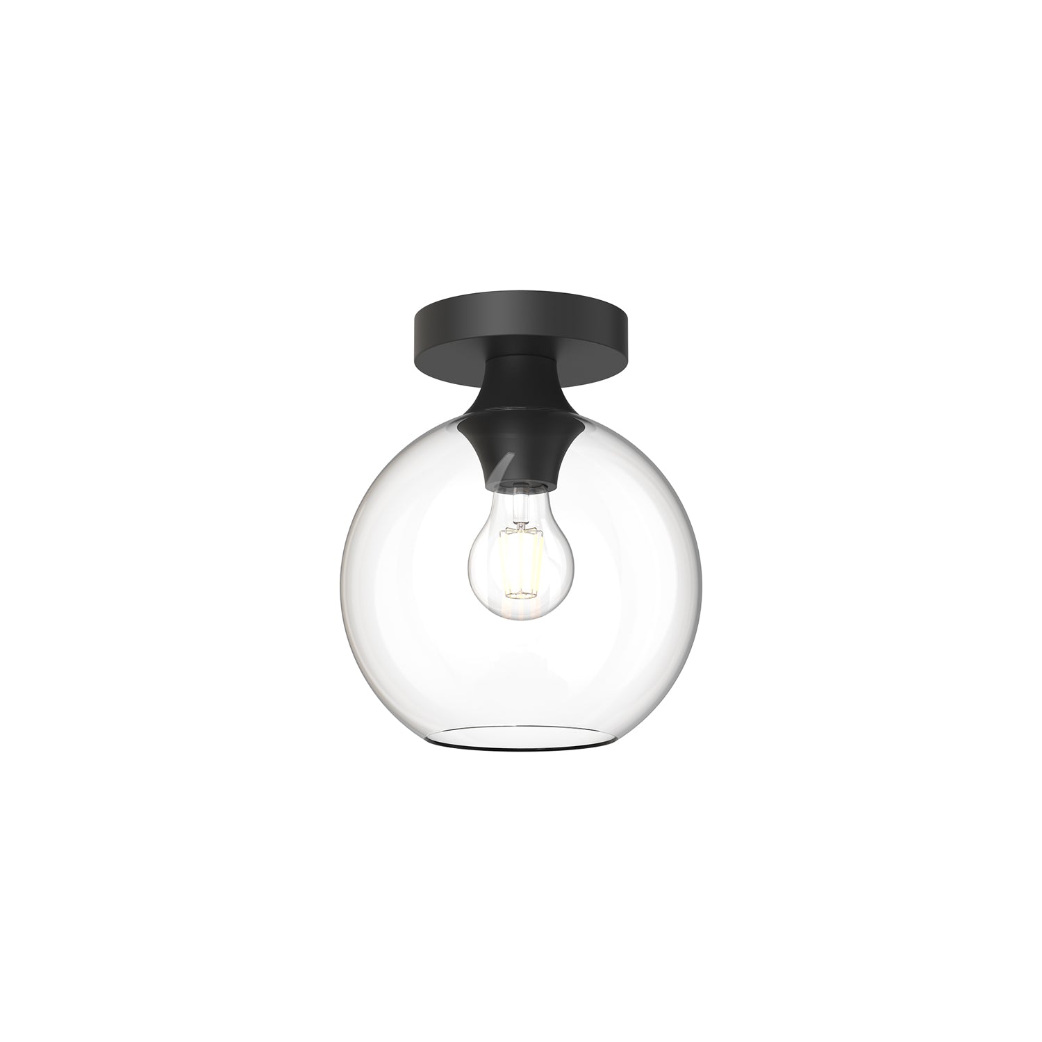 Alora Mood Castilla clear glass flush mount FM506108MBCL