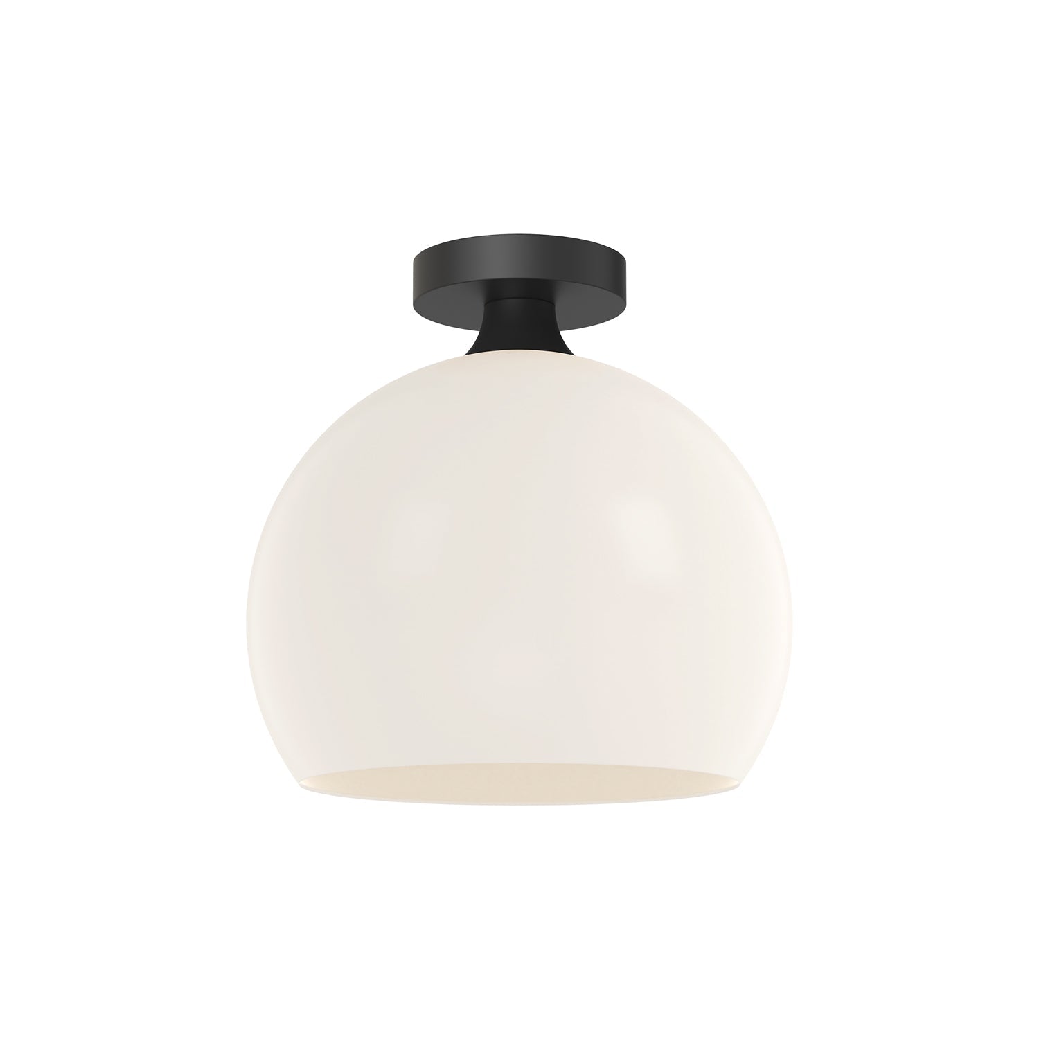 Alora Mood Castilla matte black flush mount FM506312MBOP