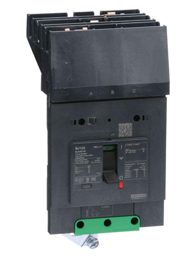Square D 125A 3 Pole 600Y/347VAC Thermal Magnetic Circuit Breaker I-Line