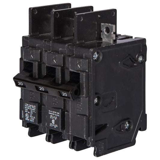 Siemens 20 Amp 240 Volt 3-Pole Molded Case Circuit Breaker Type BQ