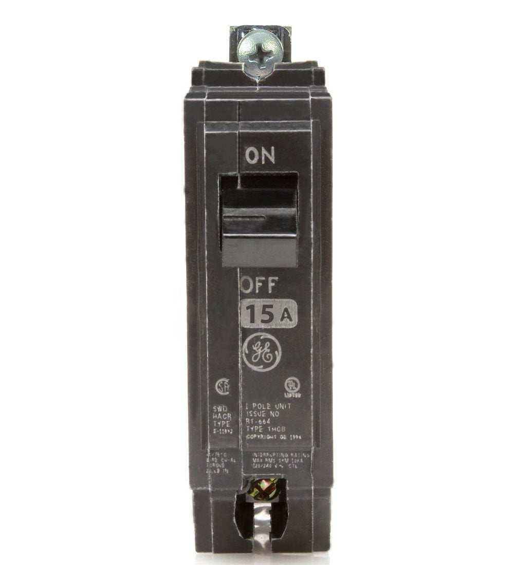 General Electric 15 Amp 120/240V 1 Pole Bolt-On Circuit Breaker Q-Line A-Series II