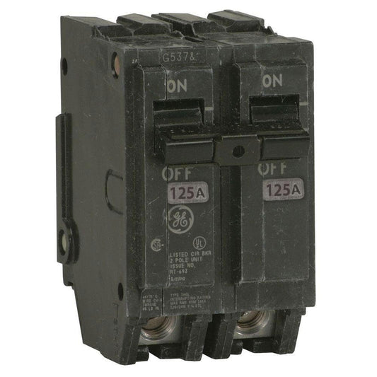 General Electric 125 Amp 2 Pole 240VAC Q-Line Thermal Magnetic Circuit Breaker