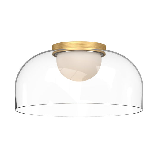 Kuzco Cedar brushed gold flush mount FM52512-BG/CL
