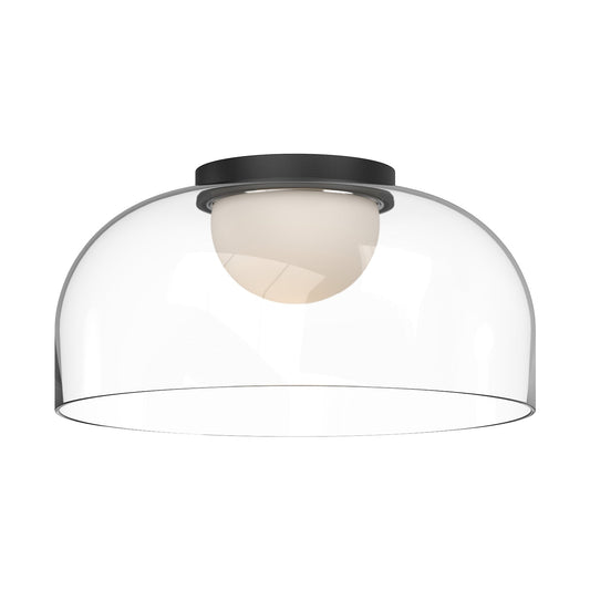 Kuzco Cedar black flush mount FM52512-BK/CL