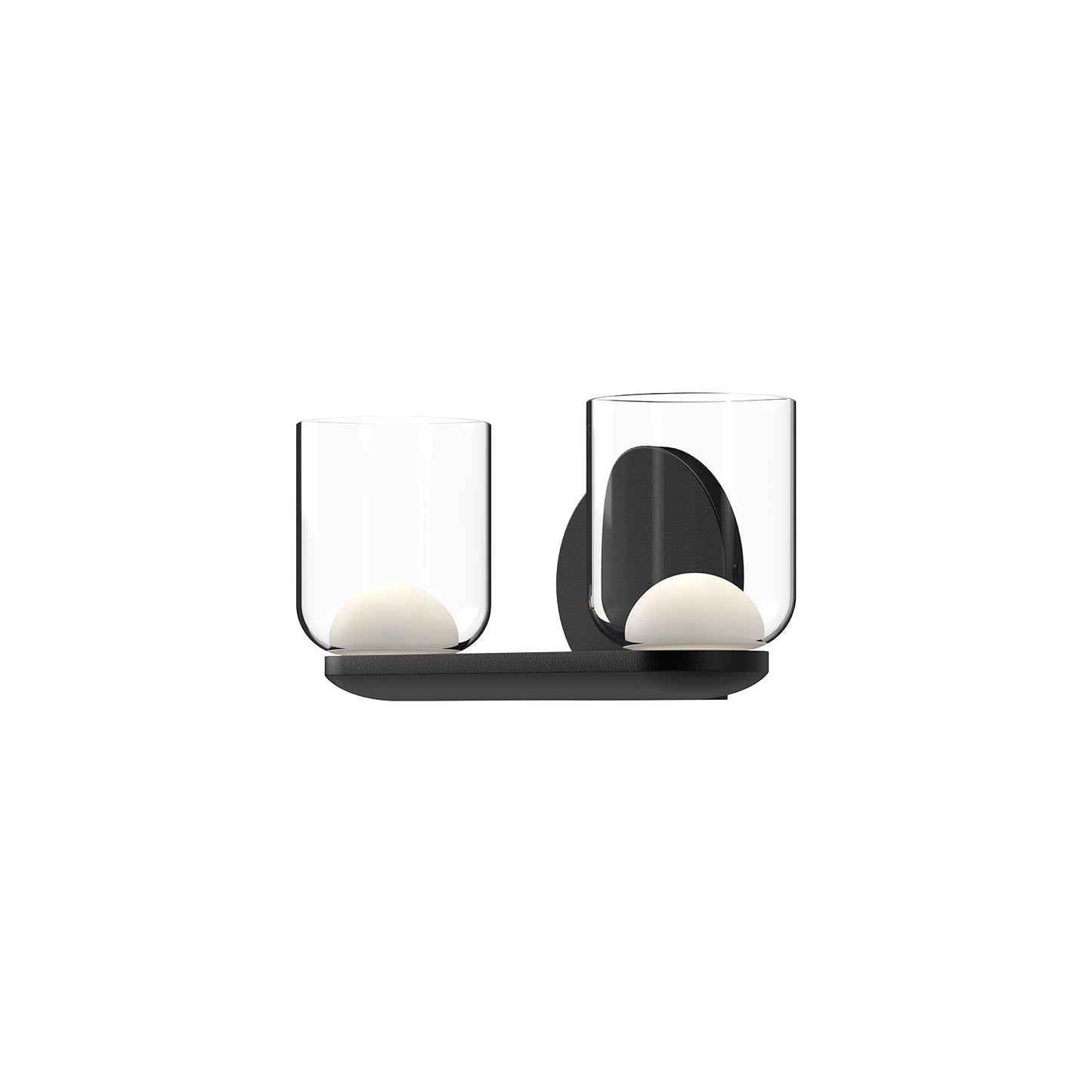 Kuzco Cedar black vanity light VL52512-BK/CL