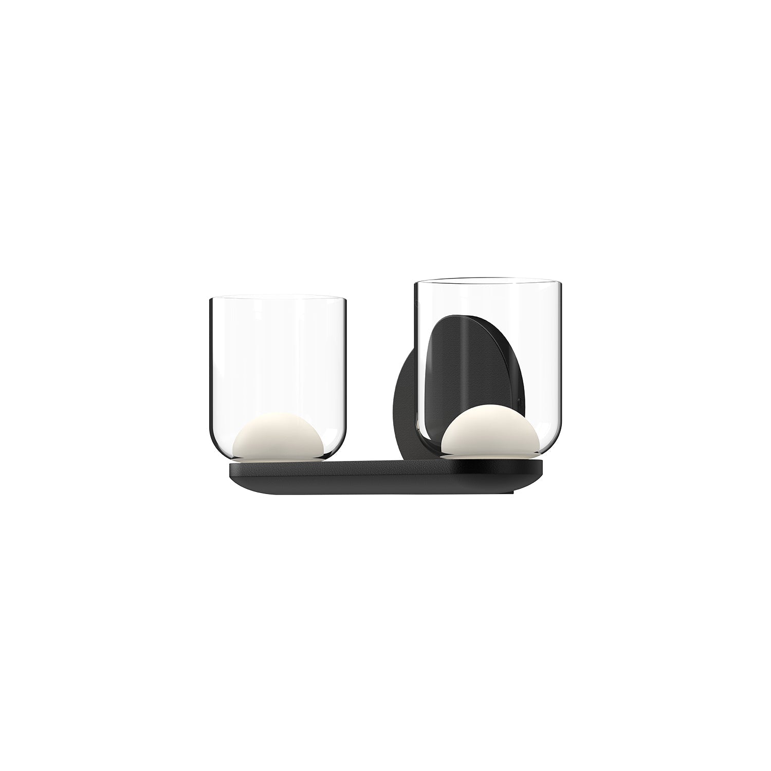 Kuzco Cedar black vanity light VL52512-BK/CL
