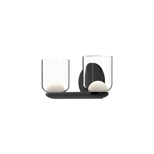 Kuzco Cedar black vanity light VL52512-BK/CL