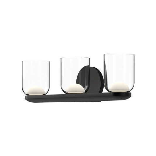 Kuzco Cedar black vanity light VL52520-BK/CL