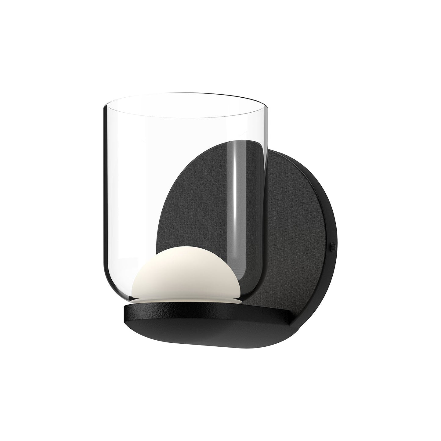 Kuzco Cedar black wall sconce WS52505-BK/CL