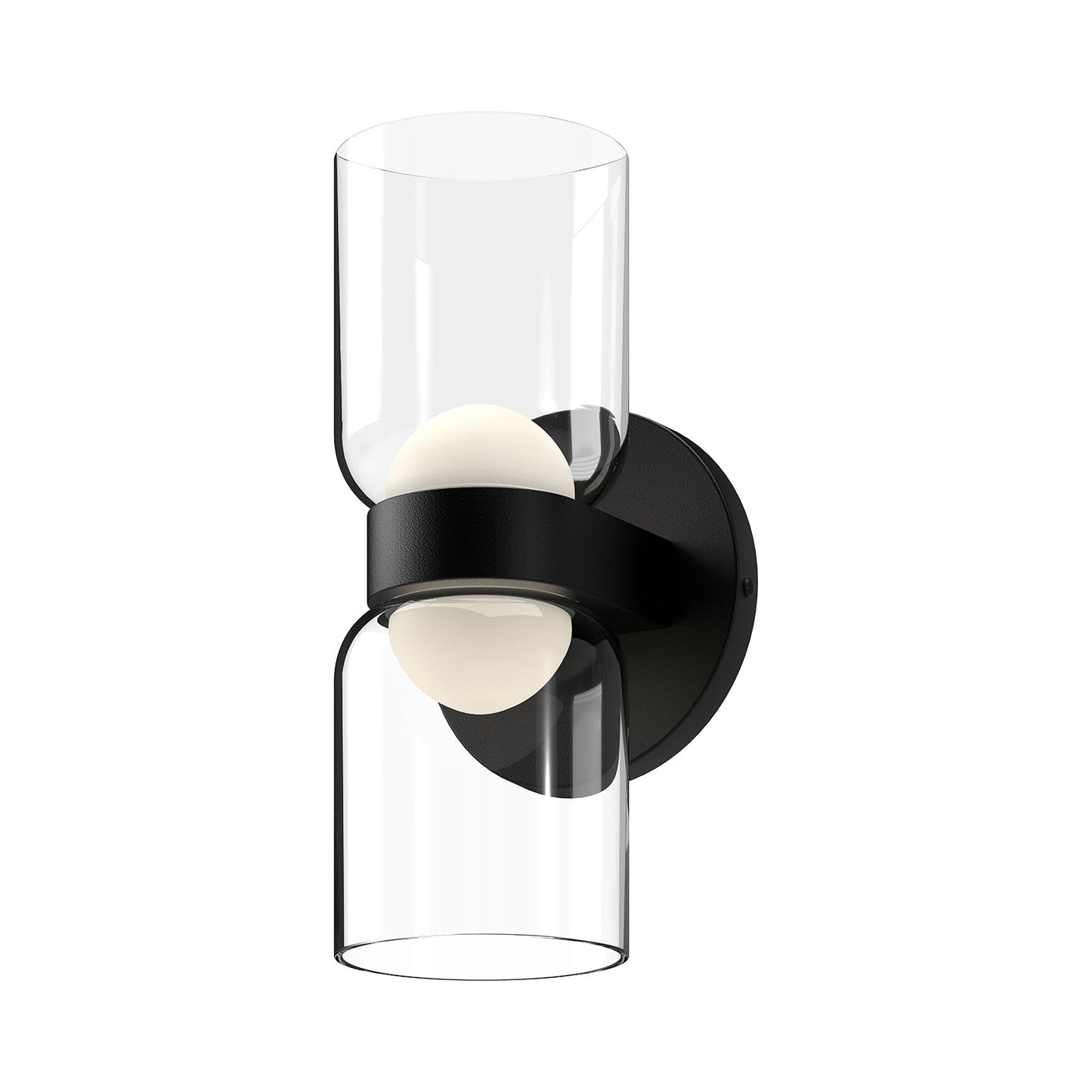 Kuzco Cedar black wall sconce WS52511-BK/CL